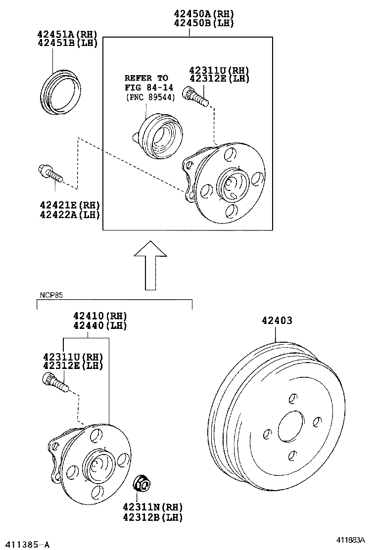  SIENTA |  REAR AXLE SHAFT HUB