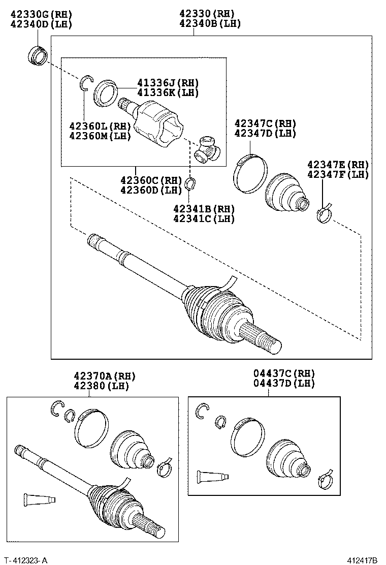  ESTIMA |  REAR AXLE SHAFT HUB