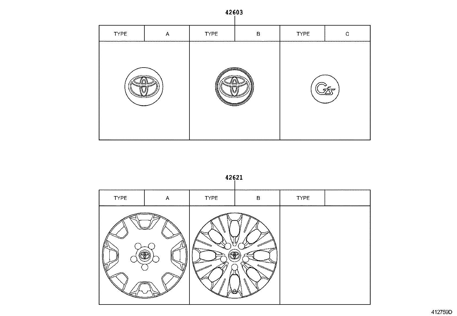  NOAH VOXY |  DISC WHEEL WHEEL CAP