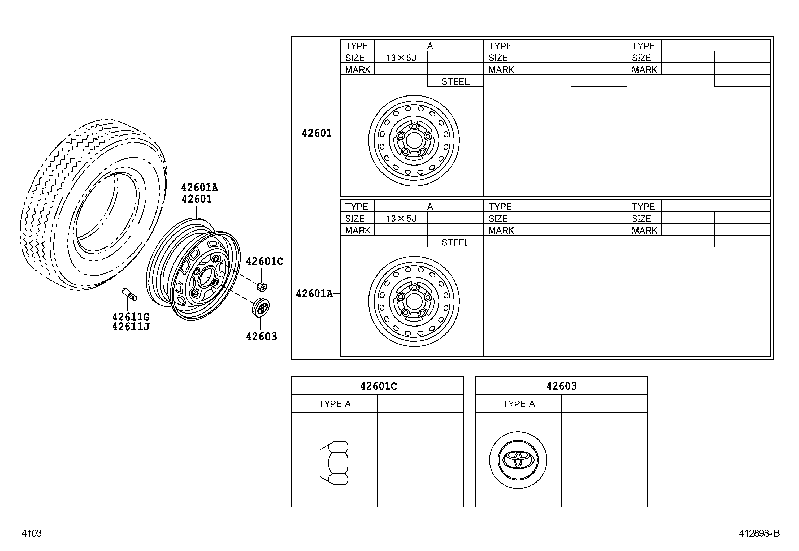  LITE TOWNACE |  DISC WHEEL WHEEL CAP