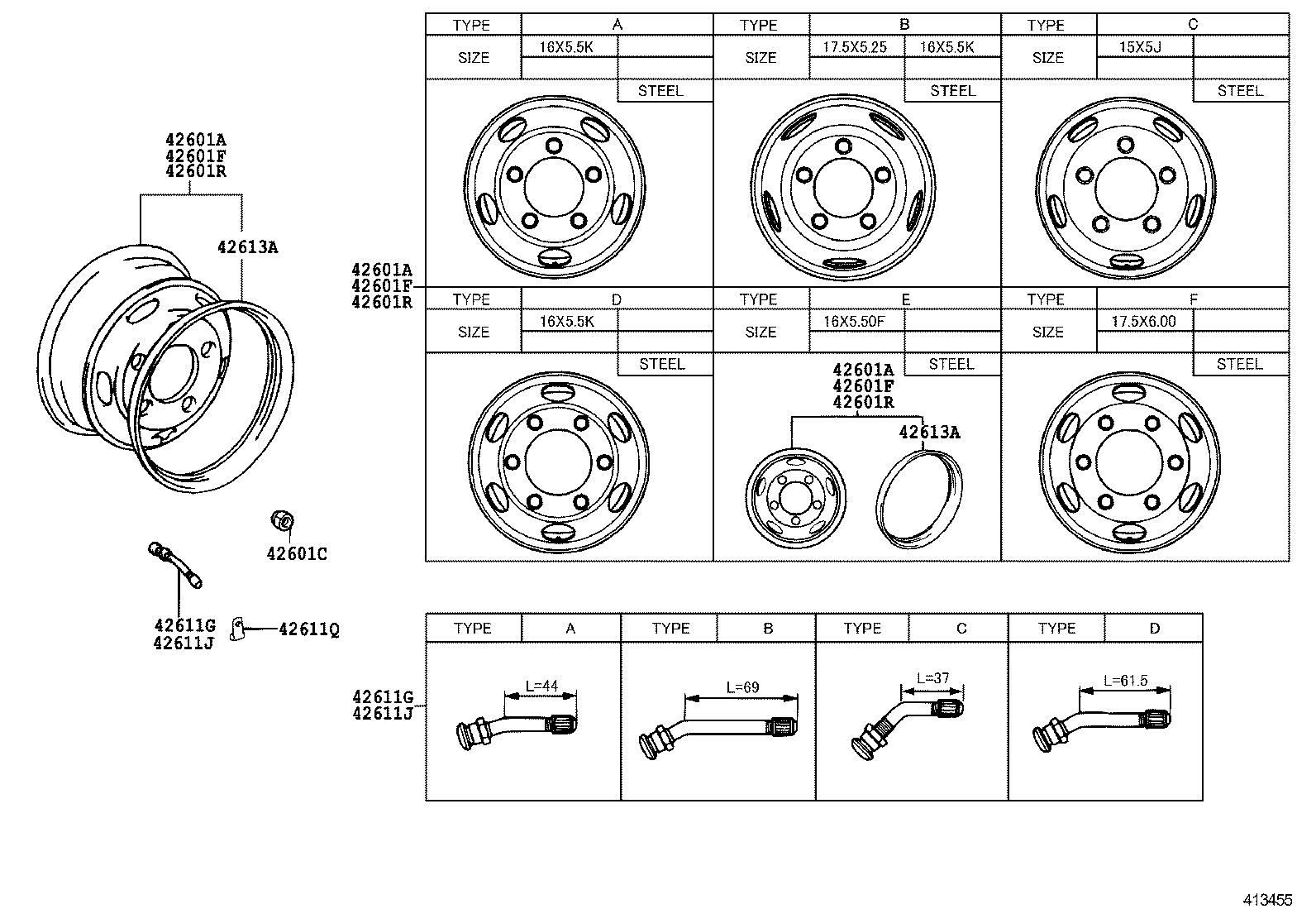  DYNA TOYOACE |  DISC WHEEL WHEEL CAP
