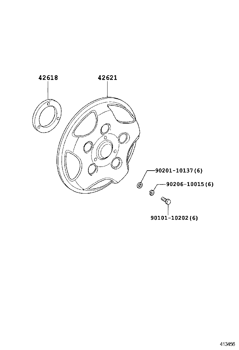  DYNA TOYOACE |  DISC WHEEL WHEEL CAP
