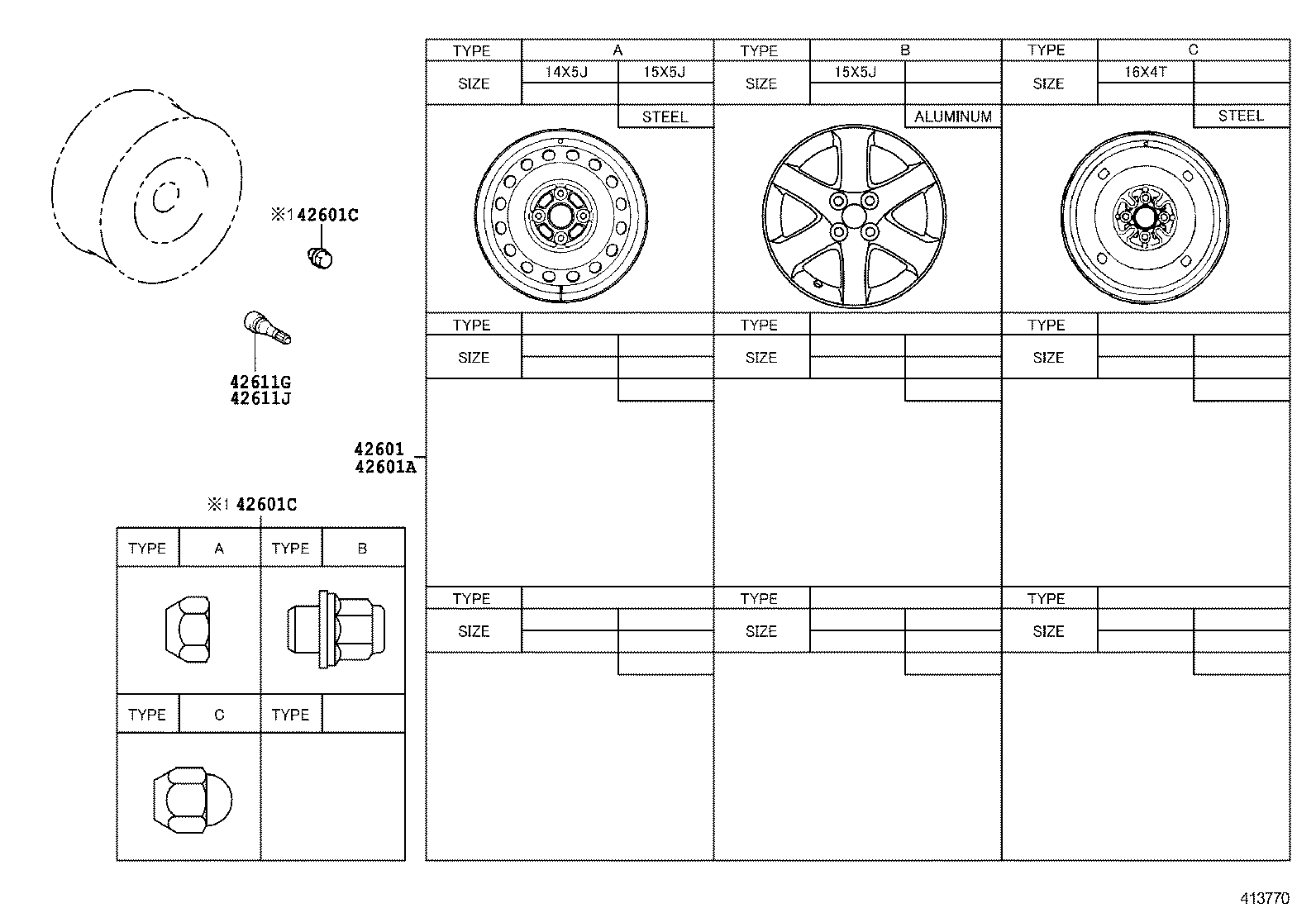  PORTE SPADE |  DISC WHEEL WHEEL CAP