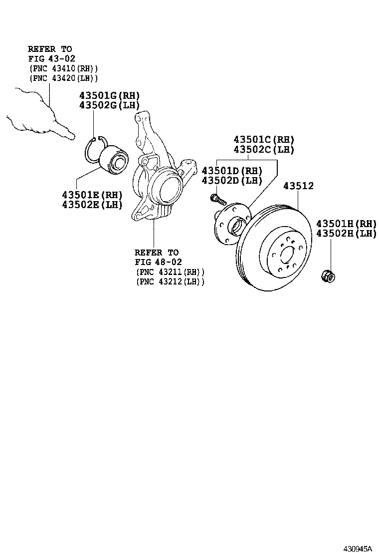  ISIS |  FRONT AXLE HUB