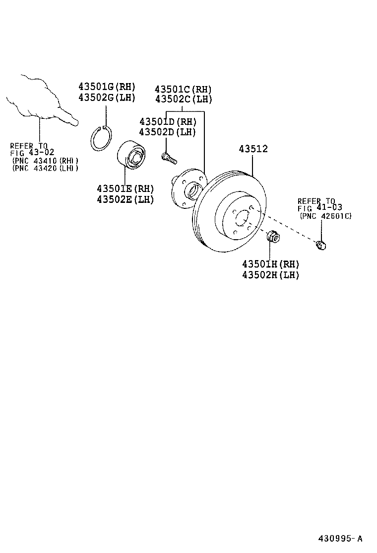  SIENTA |  FRONT AXLE HUB