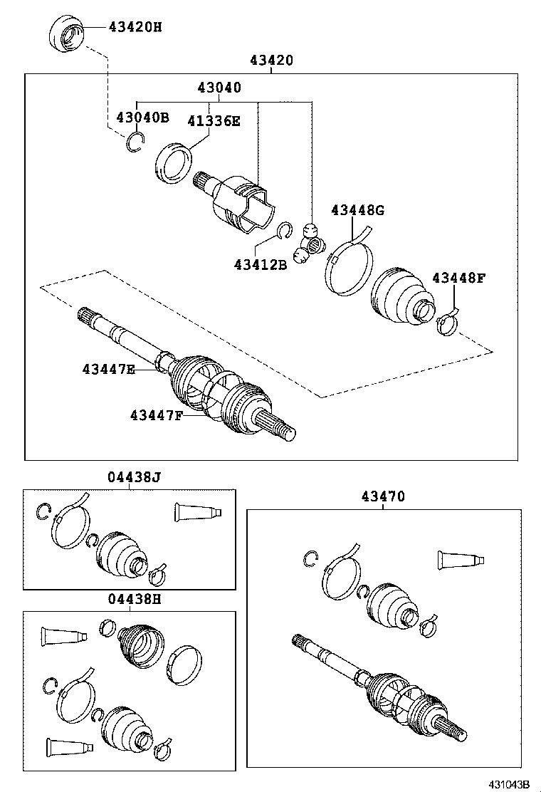  PROBOX SUCCEED |  FRONT DRIVE SHAFT