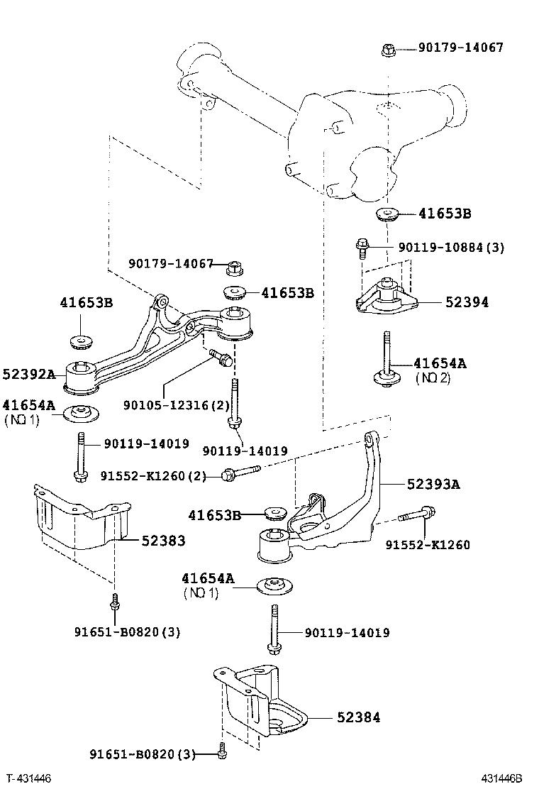  HIACE REGIUSACE |  FRONT AXLE HOUSING DIFFERENTIAL