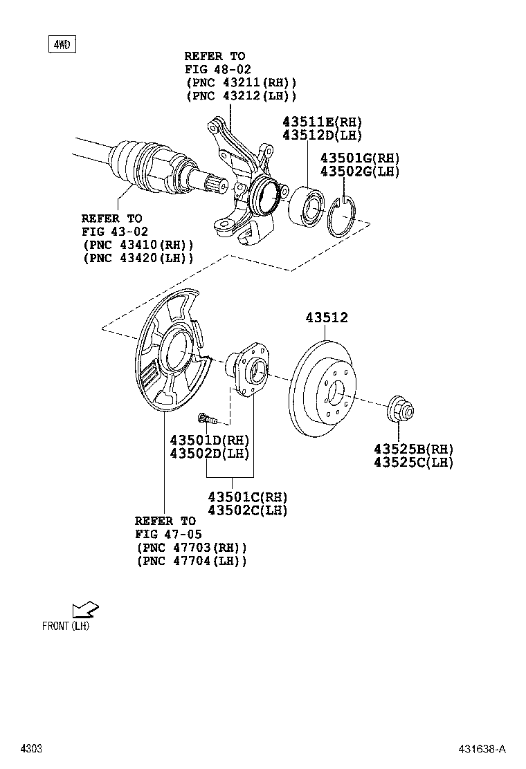  RUSH |  FRONT AXLE HUB