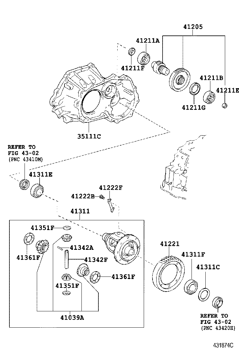  IST |  FRONT AXLE HOUSING DIFFERENTIAL