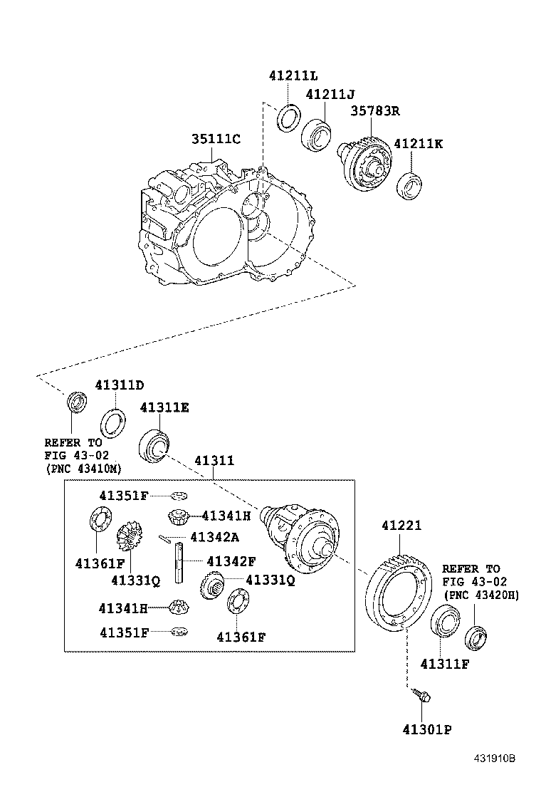  MARK X ZIO |  FRONT AXLE HOUSING DIFFERENTIAL