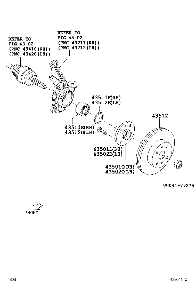  PIXIS SPACE |  FRONT AXLE HUB
