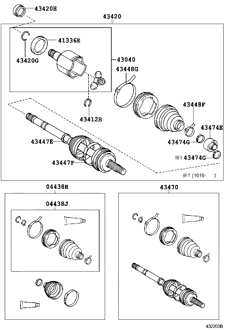  WISH |  FRONT DRIVE SHAFT