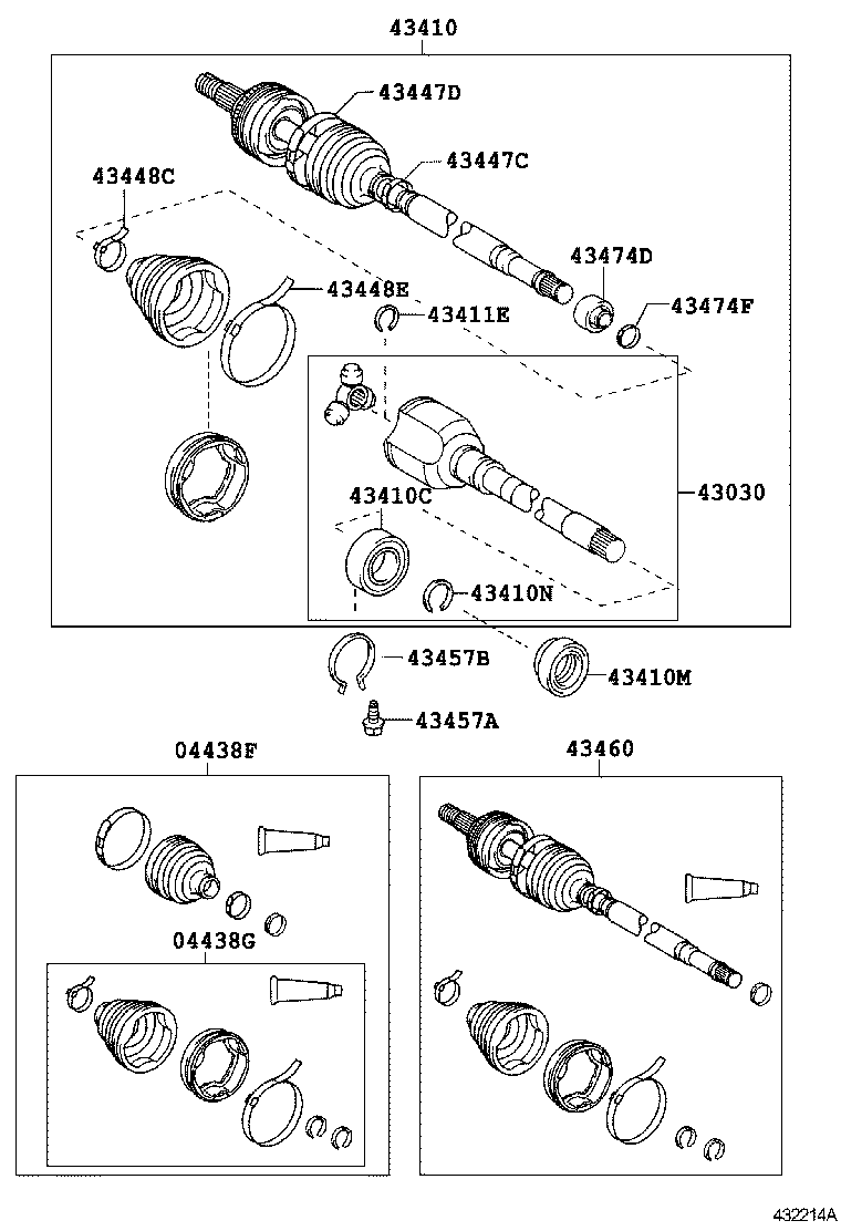  WISH |  FRONT DRIVE SHAFT