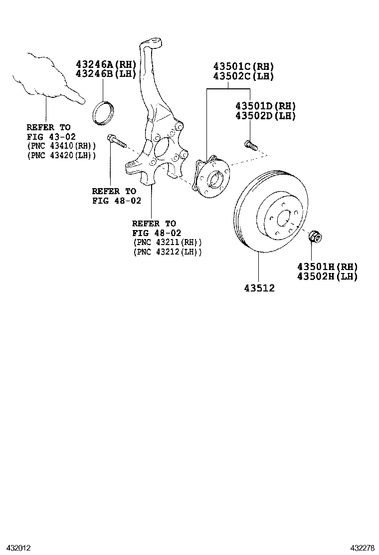  MARK X |  FRONT AXLE HUB
