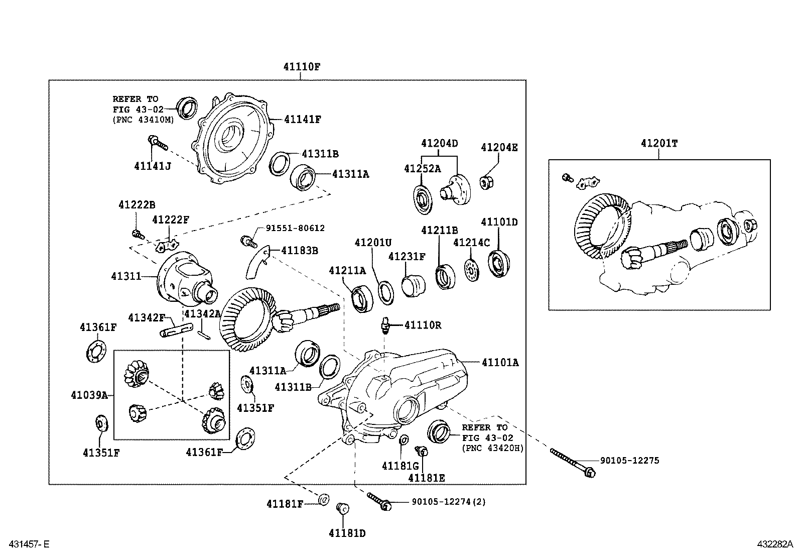  MARK X |  FRONT AXLE HOUSING DIFFERENTIAL