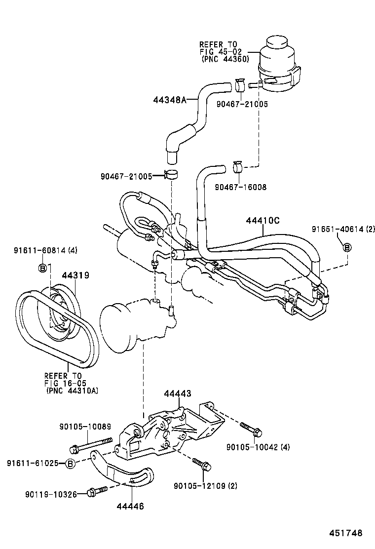  CROWN COMFORT SED |  POWER STEERING TUBE