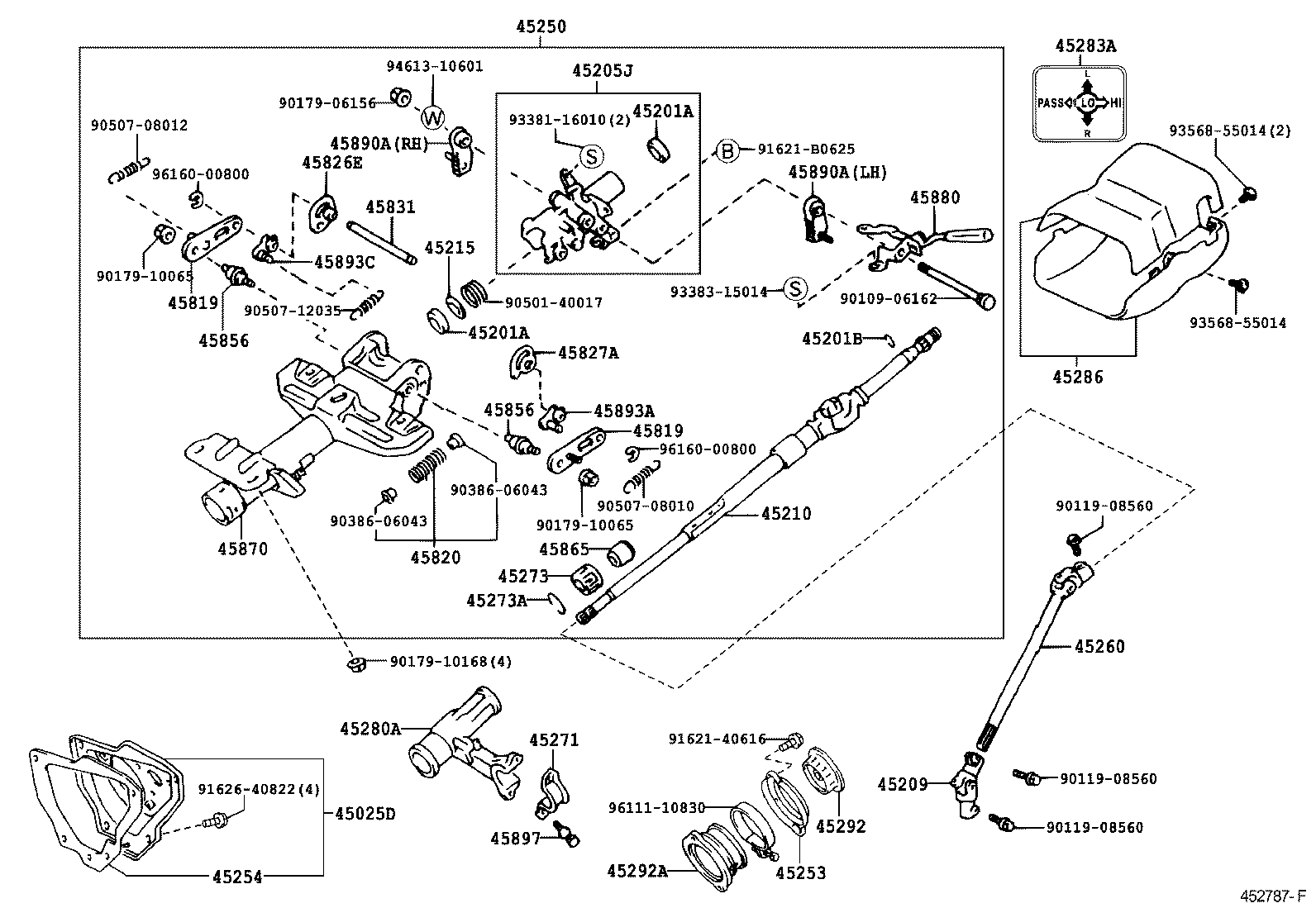  CROWN COMFORT SED |  STEERING COLUMN SHAFT