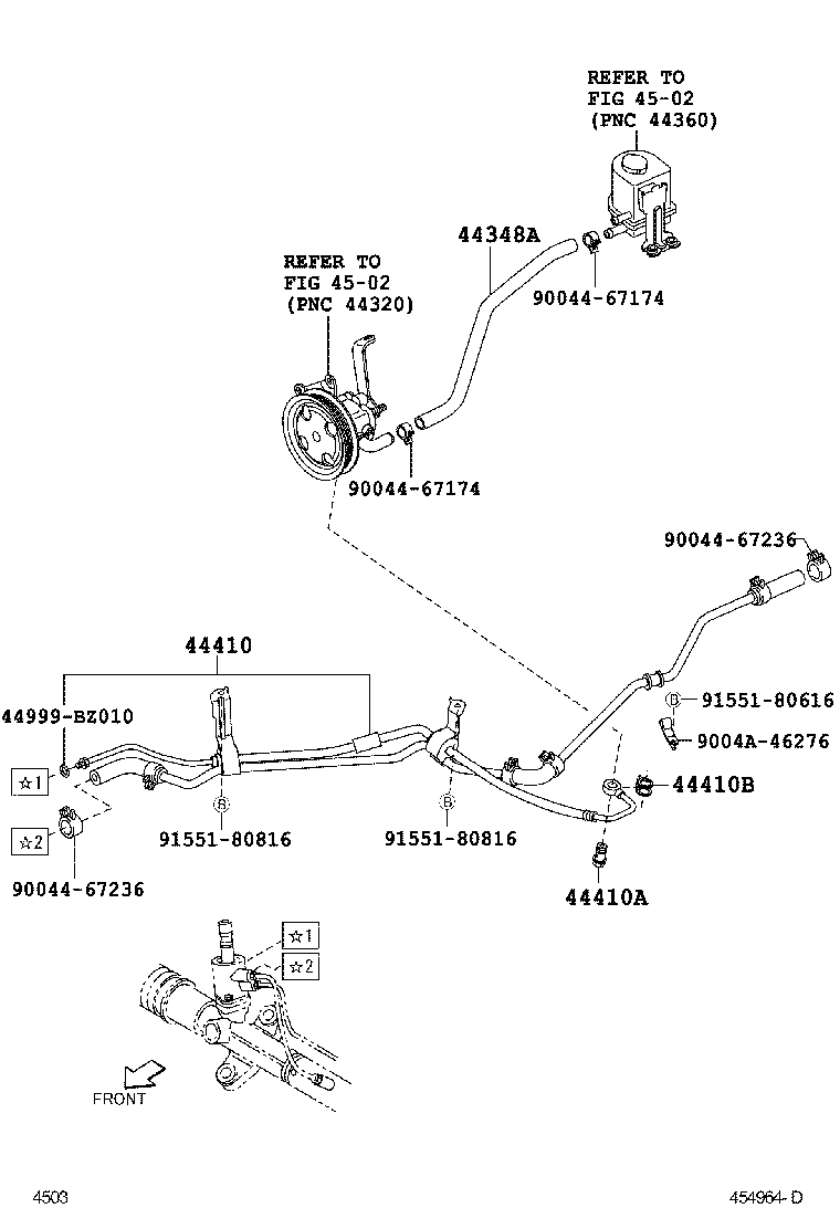  LITE TOWNACE |  POWER STEERING TUBE
