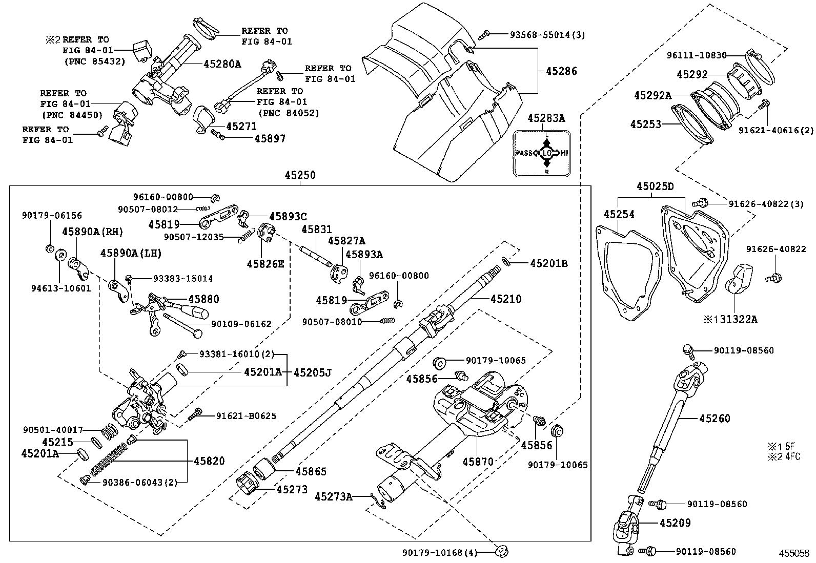  CROWN COMFORT SED |  STEERING COLUMN SHAFT