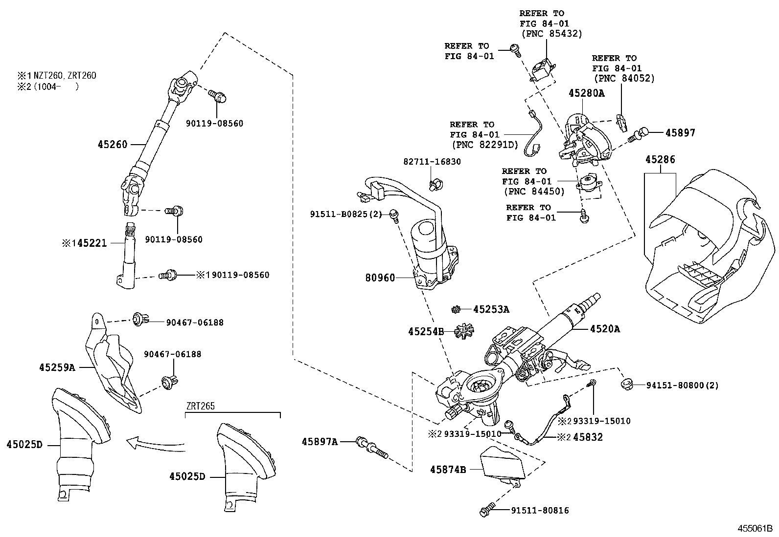  PREMIO ALLION |  STEERING COLUMN SHAFT