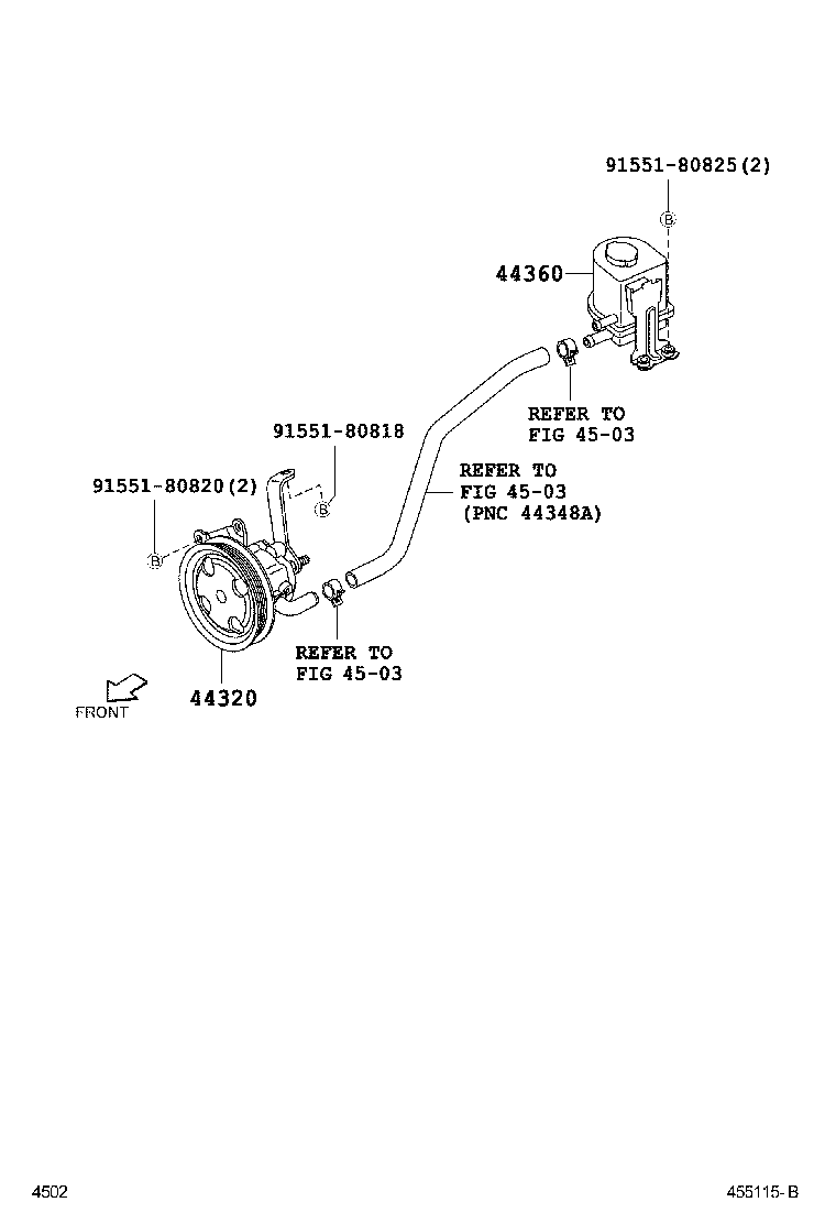  LITE TOWNACE |  VANE PUMP RESERVOIR POWER STEERING
