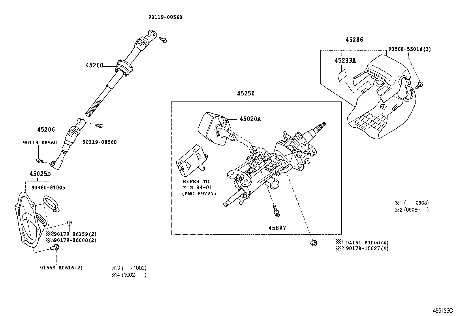 CROWN | STEERING COLUMN SHAFT