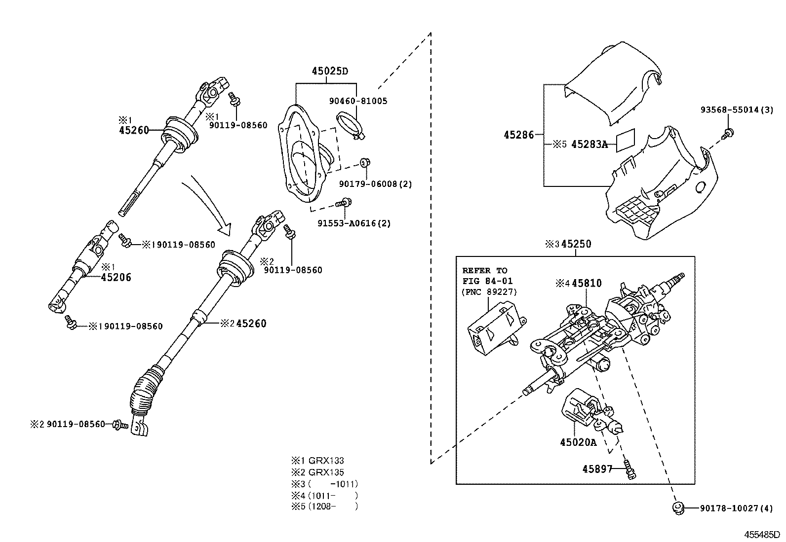  MARK X |  STEERING COLUMN SHAFT