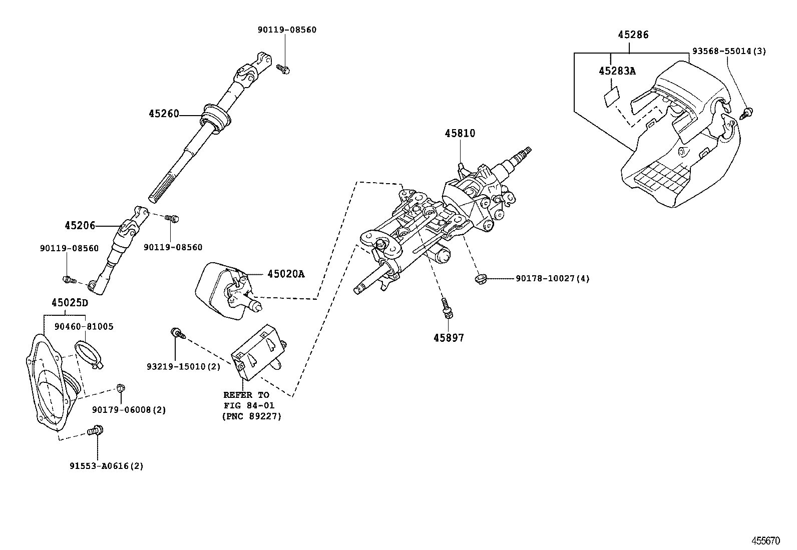 CROWN | STEERING COLUMN SHAFT