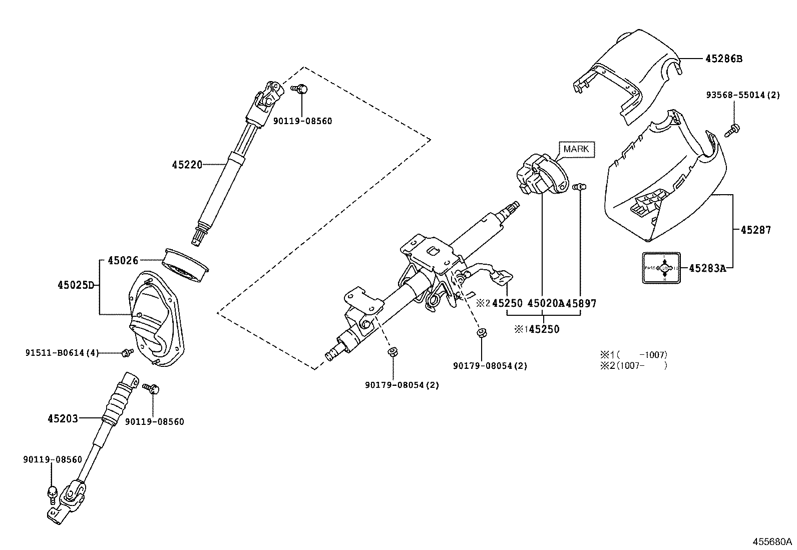  LAND CRUISER PRADO |  STEERING COLUMN SHAFT