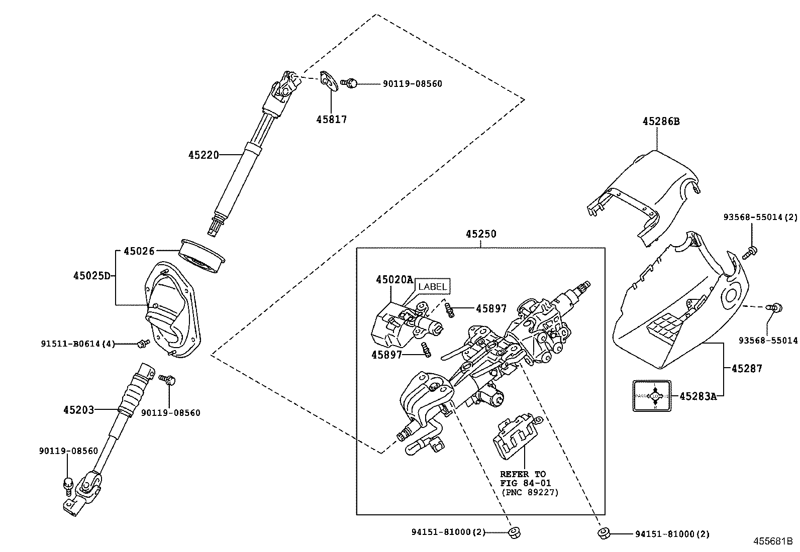  LAND CRUISER PRADO |  STEERING COLUMN SHAFT