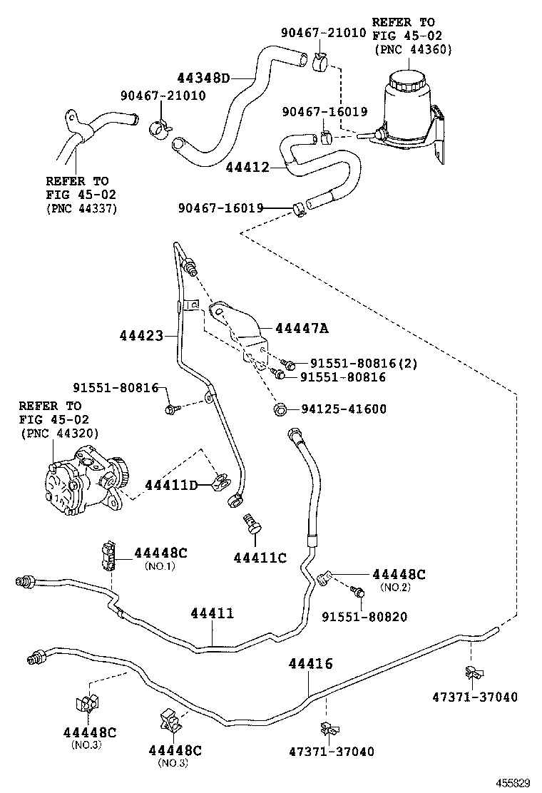 DYNA TOYOACE |  POWER STEERING TUBE