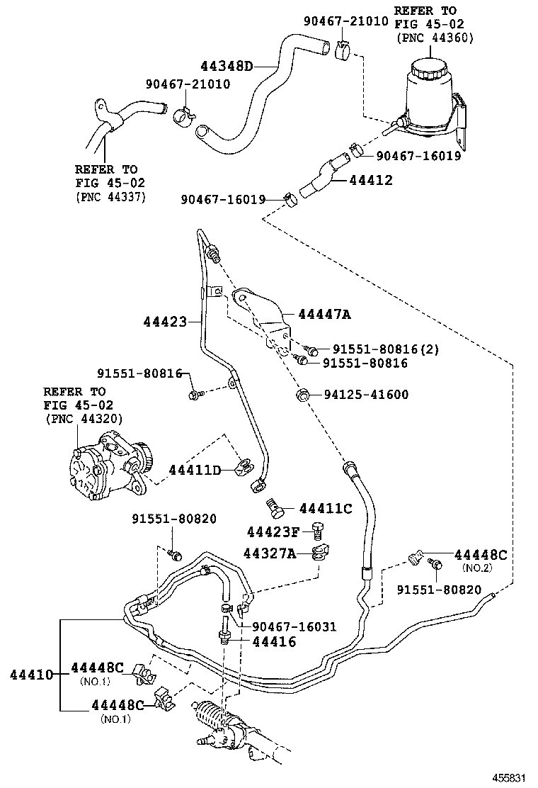  DYNA TOYOACE |  POWER STEERING TUBE