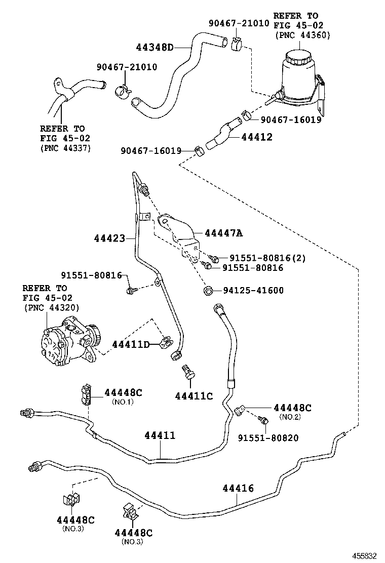  DYNA TOYOACE |  POWER STEERING TUBE