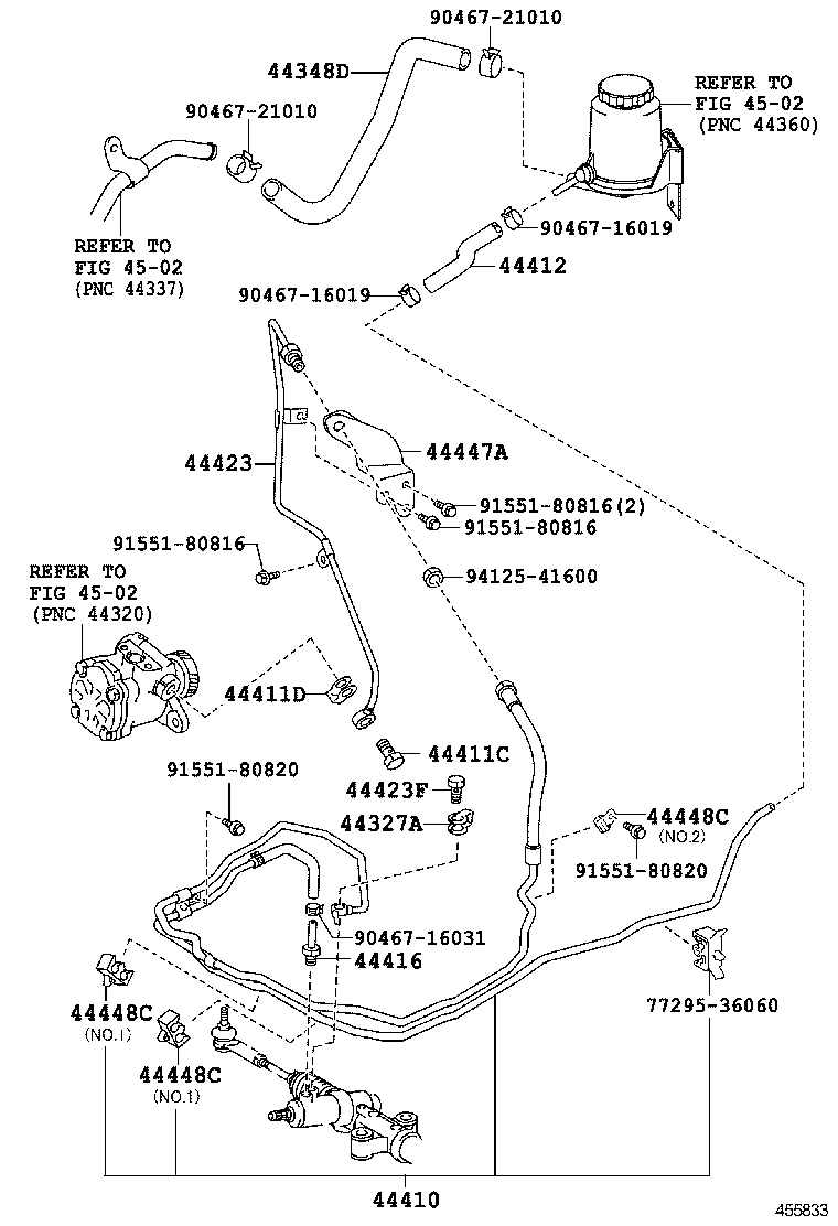  DYNA TOYOACE |  POWER STEERING TUBE