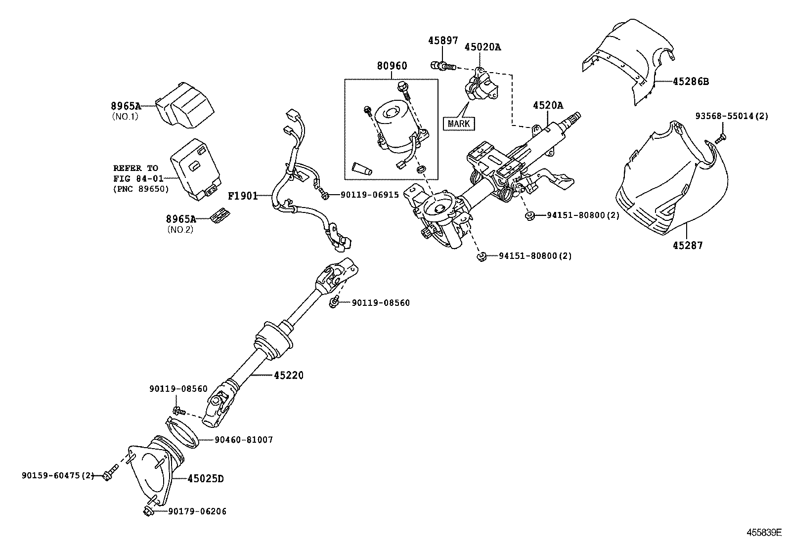  CAMRY HYBRID |  STEERING COLUMN SHAFT