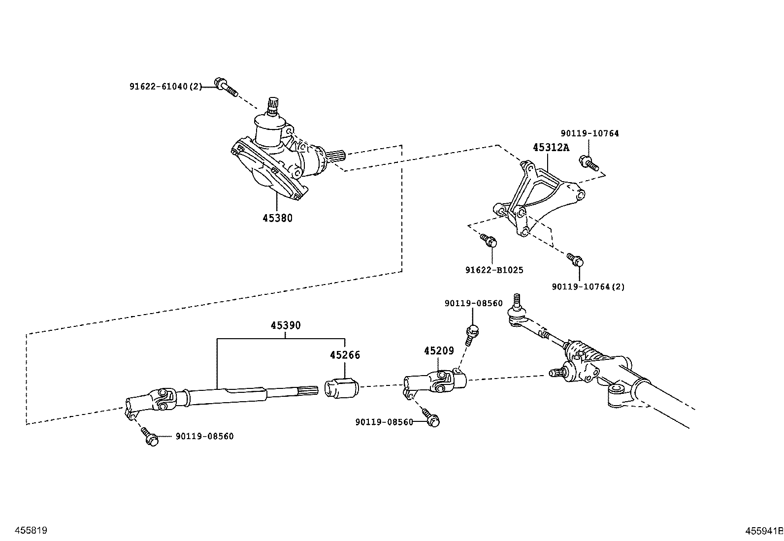  DYNA TOYOACE HV |  STEERING COLUMN SHAFT