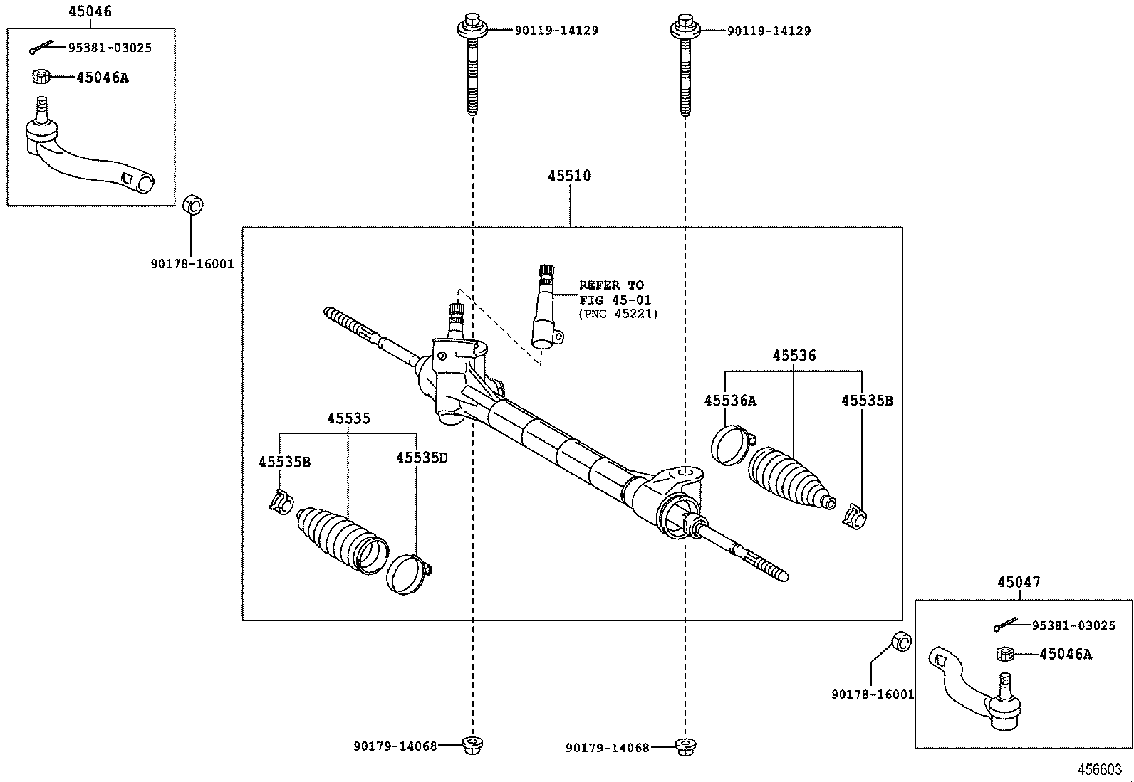  RAV4 VANGUARD |  FRONT STEERING GEAR LINK