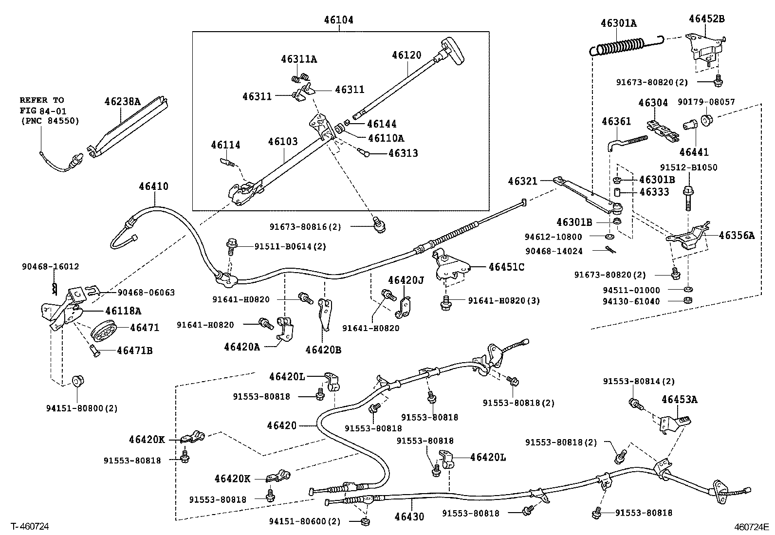  HIACE REGIUSACE |  PARKING BRAKE CABLE