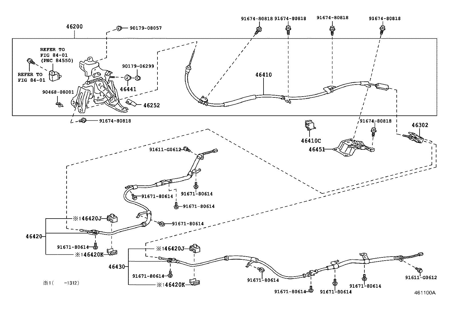  SAI |  PARKING BRAKE CABLE