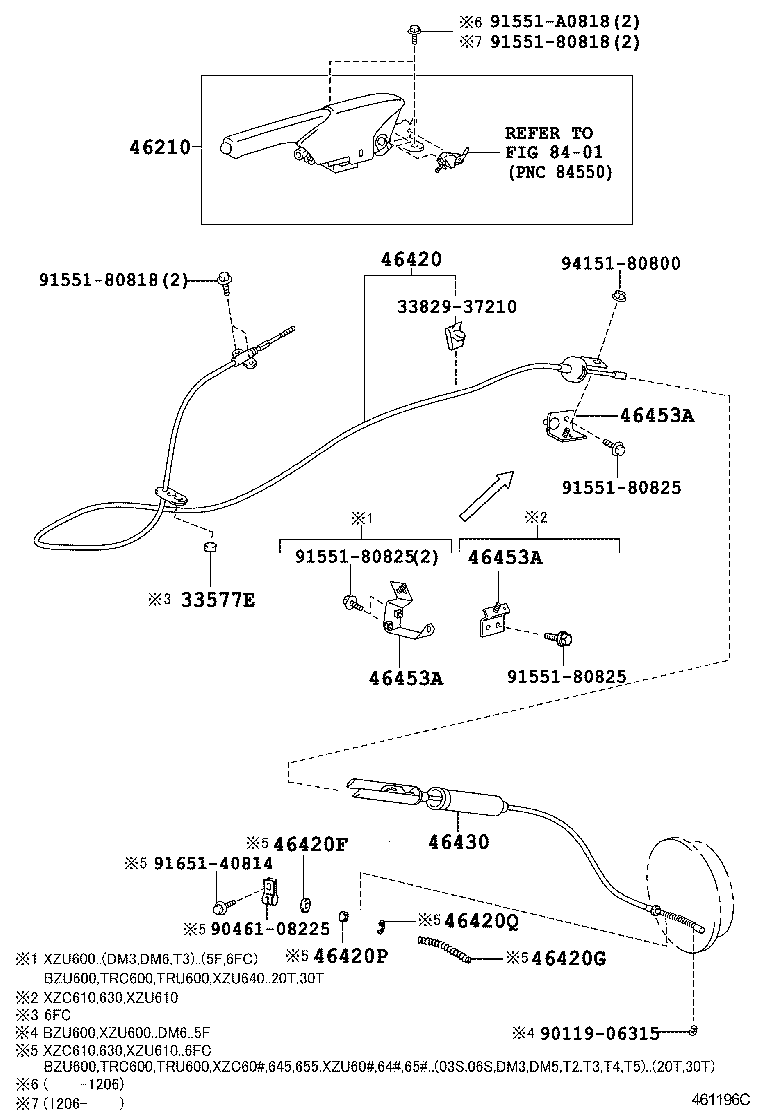  DYNA TOYOACE |  PARKING BRAKE CABLE