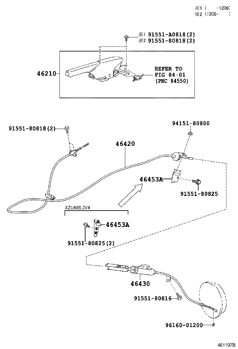  DYNA TOYOACE |  PARKING BRAKE CABLE