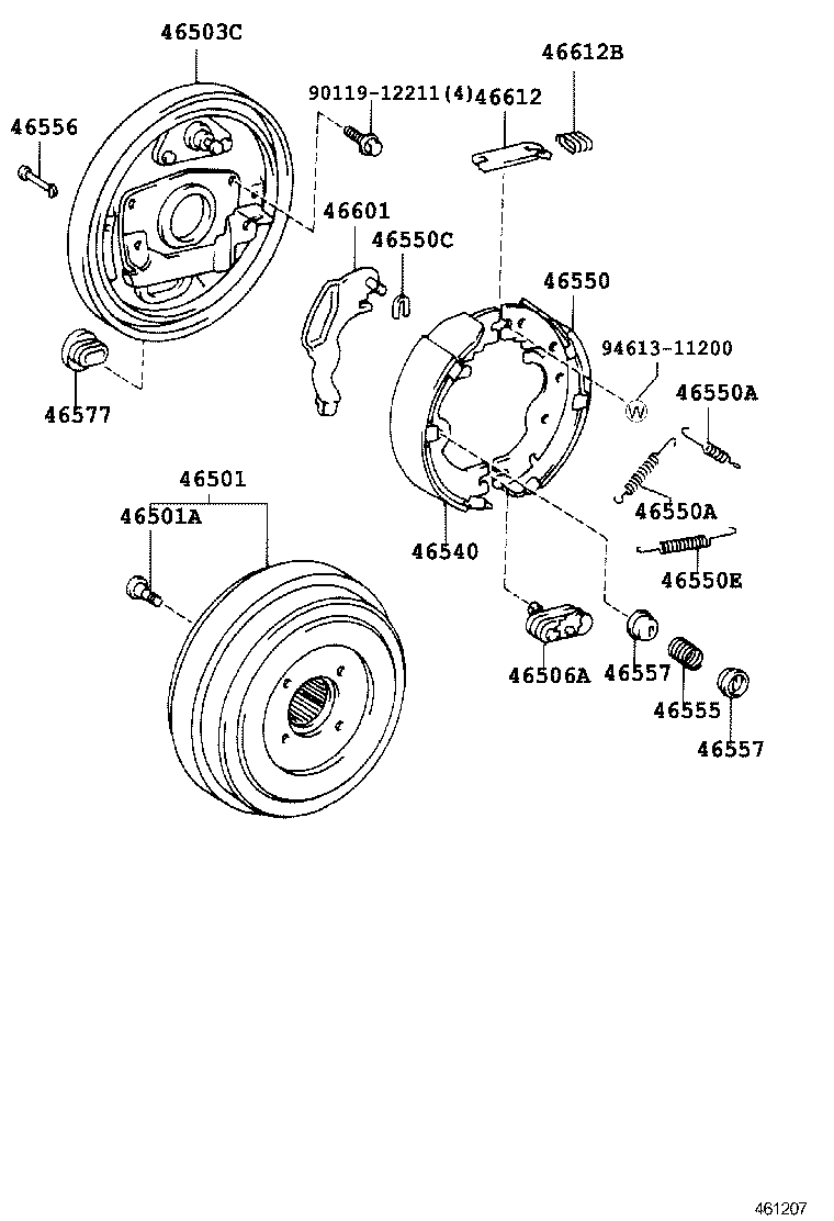  DYNA TOYOACE |  PARKING BRAKE CABLE