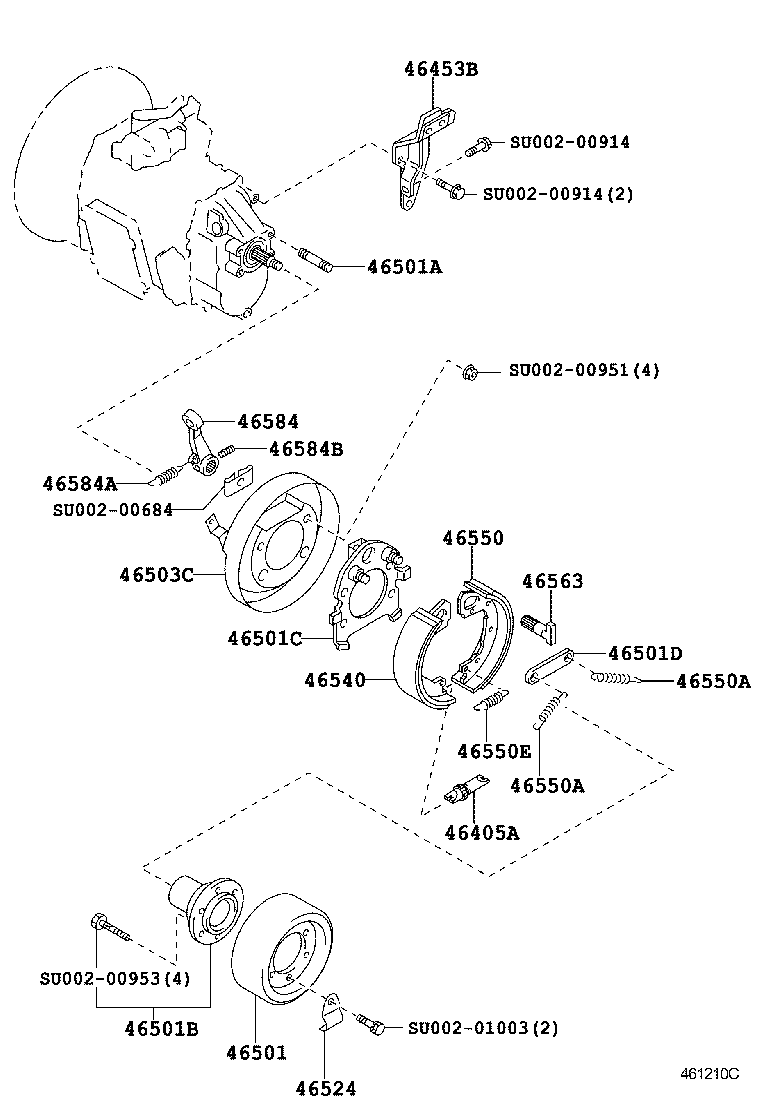  DYNA TOYOACE |  PARKING BRAKE CABLE