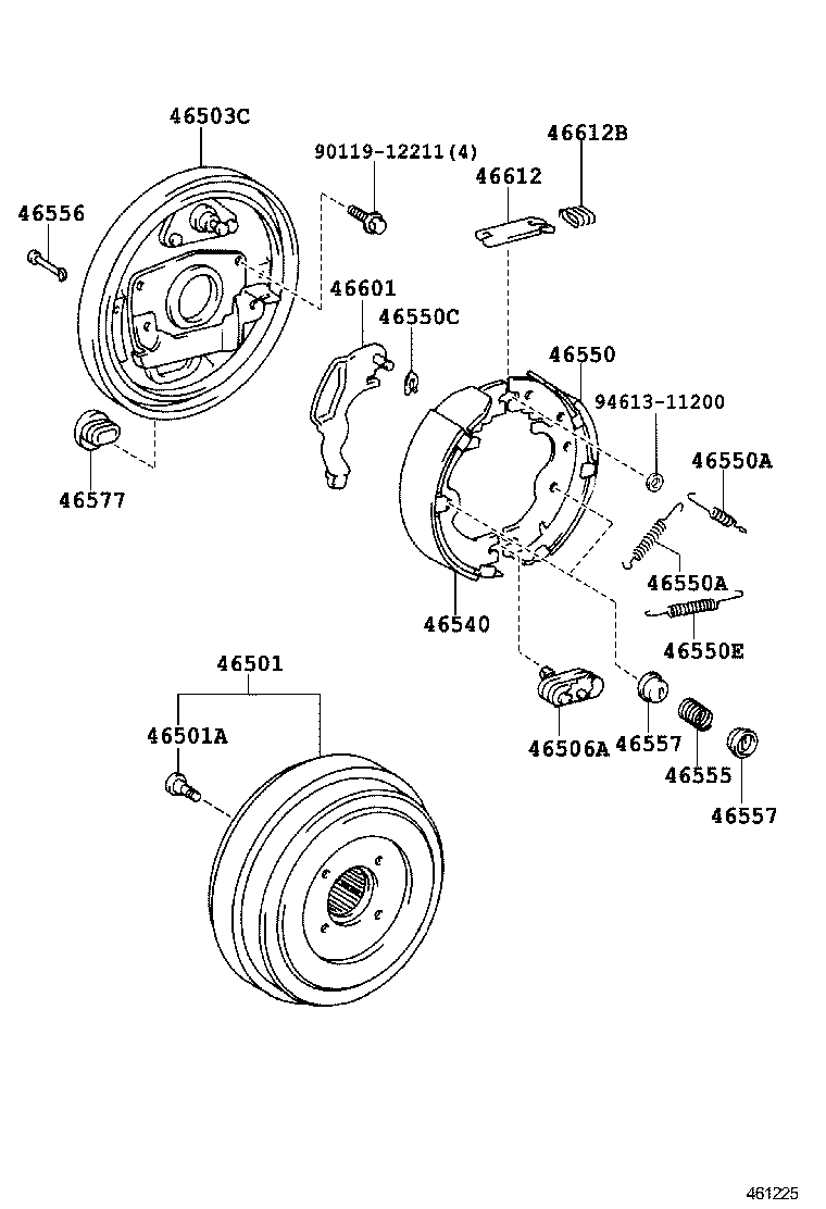  DYNA TOYOACE HV |  PARKING BRAKE CABLE