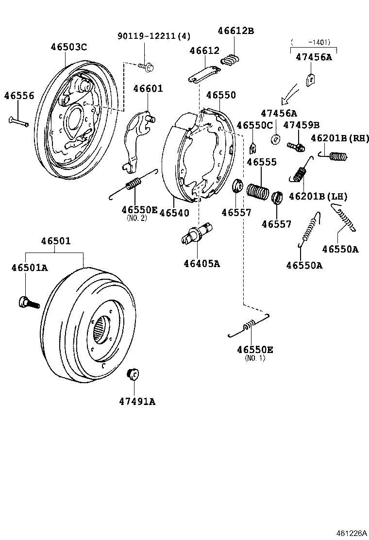  DYNA TOYOACE HV |  PARKING BRAKE CABLE