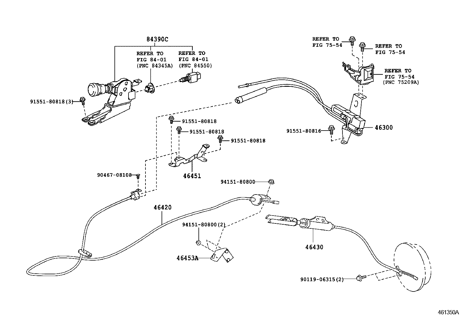  DYNA TOYOACE |  PARKING BRAKE CABLE