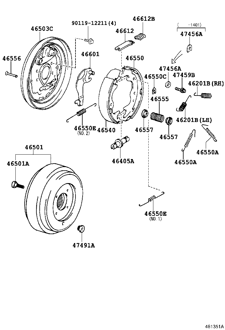  DYNA TOYOACE HV |  PARKING BRAKE CABLE