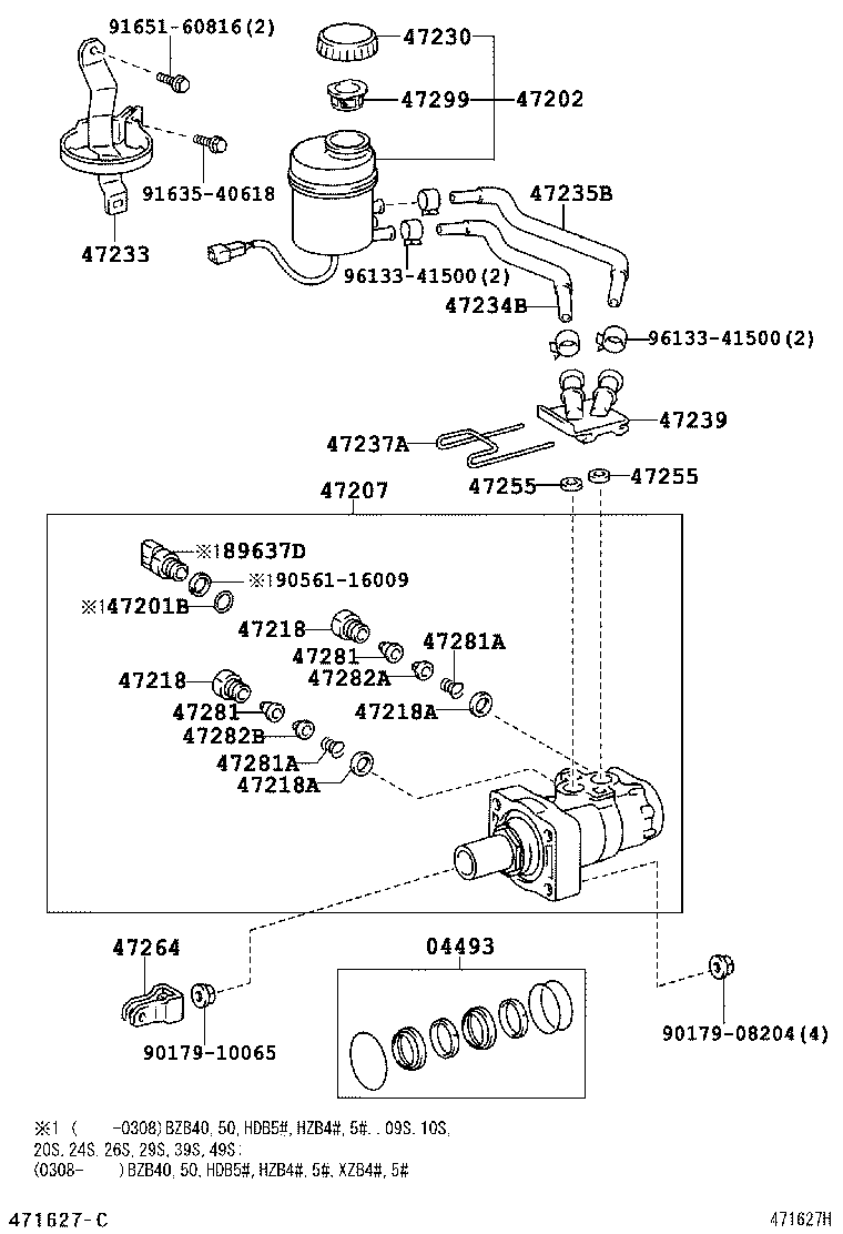  COASTER |  BRAKE MASTER CYLINDER