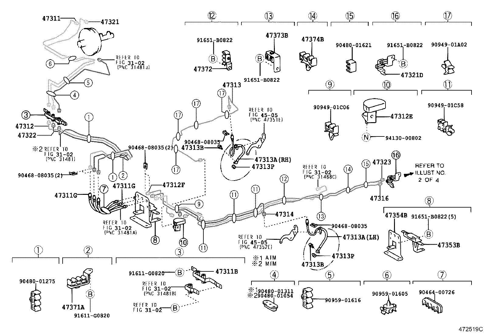  DYNA TOYOACE |  BRAKE TUBE CLAMP