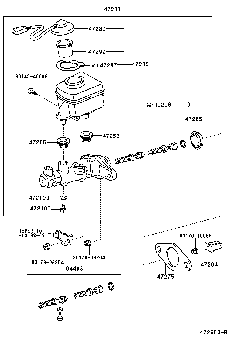  CROWN COMFORT SED |  BRAKE MASTER CYLINDER